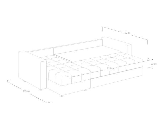 Диван Megapolis угловой Диван Megapolis угловой