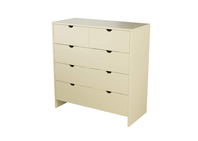 Комод Веста-R, цвет: Массив: Слоновая кость
