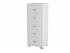 Комод Orma Soft 2 (5 ящиков), цвет: Экокожа Белый