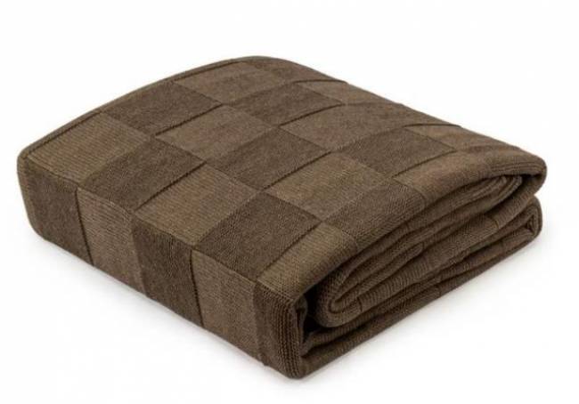 Плед Wicker шоколад