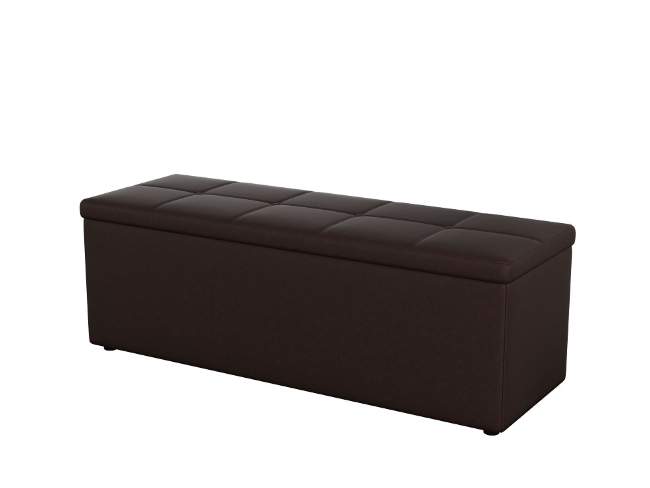 Двухместный пуф Orma soft 2, цвет: Экокожа Коричневый Двухместный пуф Orma soft 2, цвет: Экокожа Коричневый