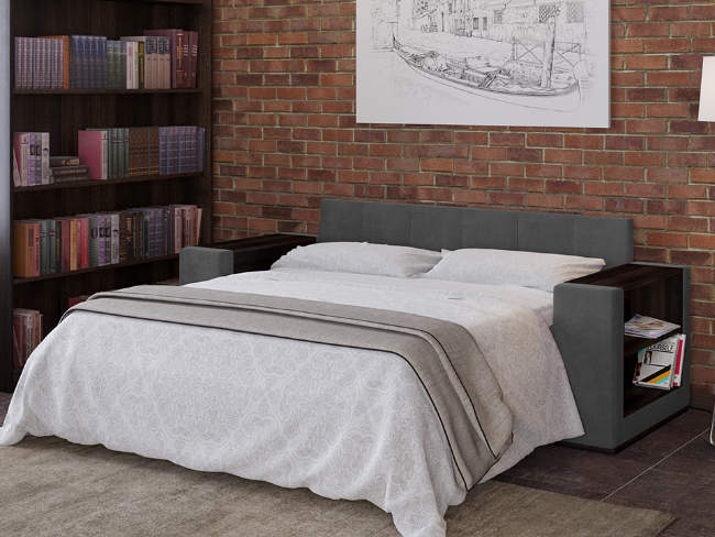 Диван Synergy Life, цвет: ткань-велюр Forest 17