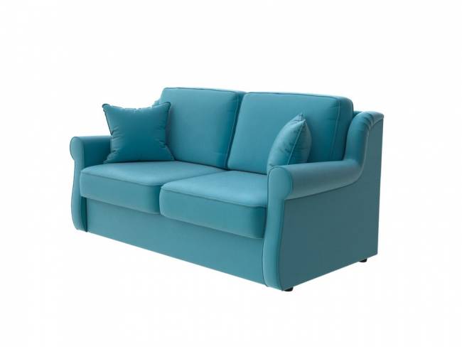 Диван Synergy Grace, цвет серый ткань велюр Forest 562 голубой Диван Synergy Grace, цвет серый ткань велюр Forest 562 голубой