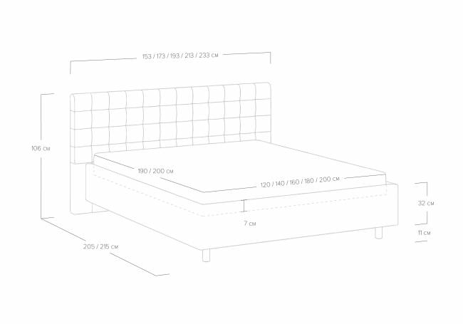 Кровать Siena
