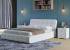 Кровать Corso 6, цвет: Экокожа Белая