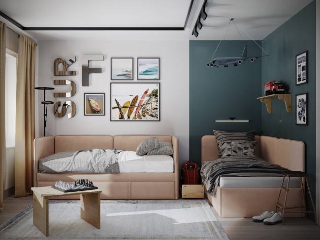 Кровать Bruno-Софа с выкатным ящиком